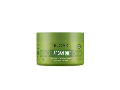 Inoar Argan Oil Mask Sausų-pažeistų plaukų kaukė 250g
